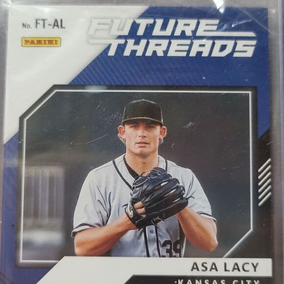 2021 Elite Extra Edition Asa Lacy Future Threads player-worn jersey patch card - Picture 6 of 9